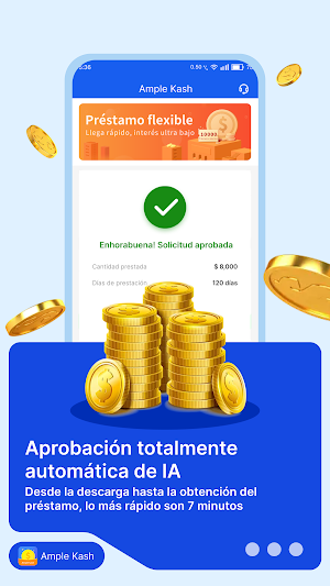 Ample kash: Préstamos en línea Screenshot 1