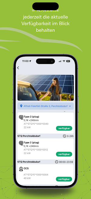 Stromquelle Ladeapp Screenshot 2