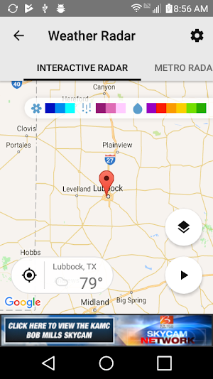 KLBK First Warning Weather Screenshot 1