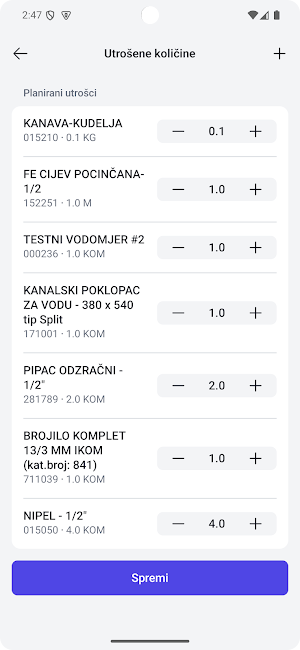 MASTER Grid Radni nalozi Screenshot 2