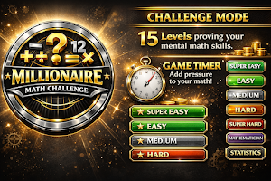 Millionaire Math Offline Brain Screenshot 0