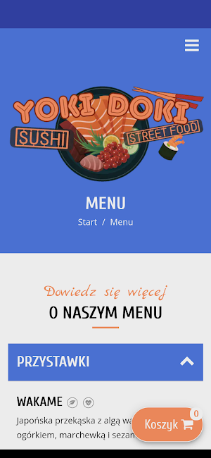 YOKI DOKI SUSHI & Street Food Screenshot 0