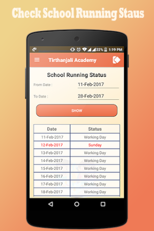 Tirthanjali Academy- Parent Screenshot 0