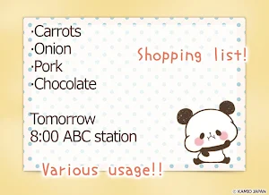 Sticky Note Mini MOCHI MOCHI PANDA Screenshot 3