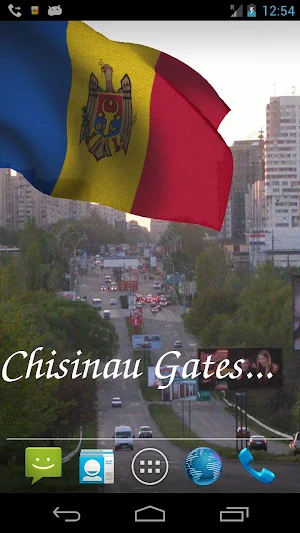 Moldova Flag Live Wallpaper Screenshot 1