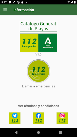 Catálogo General de Playas de Andalucía Screenshot 0