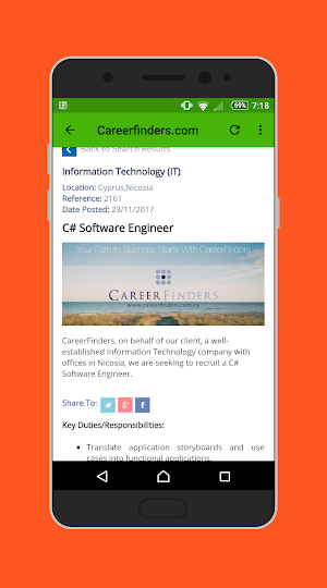 Job Vacancies Cyprus Screenshot 0