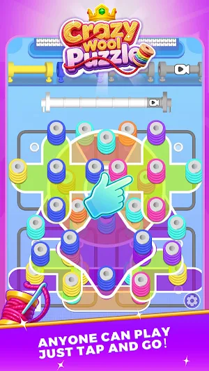 Crazy Wool Puzzle Screenshot 0