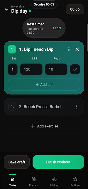 Setwise Screenshot 2