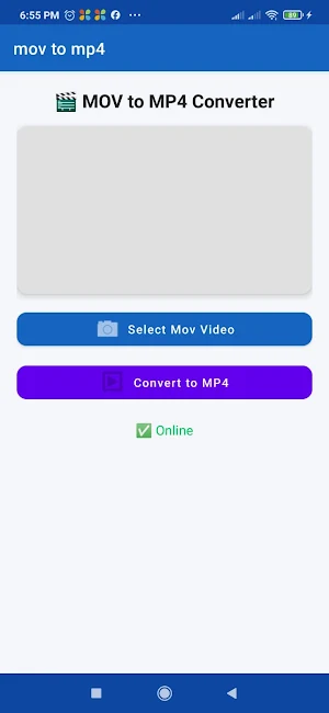 mov to mp4 converter Screenshot 0