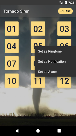 Tornado Warning Siren Sound Effect & Ringtones Screenshot 1