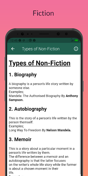 Literature In English Screenshot 3