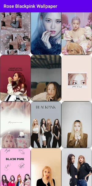 Rose Blackpink Wallpaper Screenshot 2