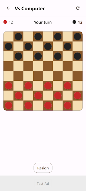 Checkers – Classic Board Game Screenshot 1