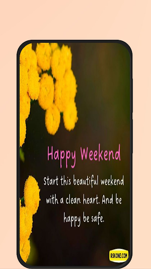 happy weekend greetings Screenshot 2