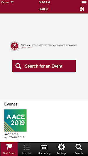 AACE Meetings Screenshot 0