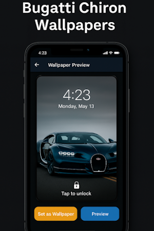 Bugatti Chiron Cars Wallpaper Screenshot 0
