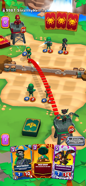 Marine Rivals: Battle Cards Screenshot 1