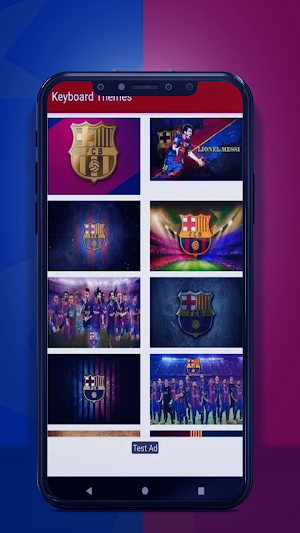 FC Barcelone Keyboard themes Screenshot 3