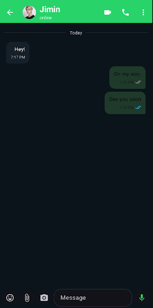 Prank Me - Jimin BTS Chat&Call Screenshot 3