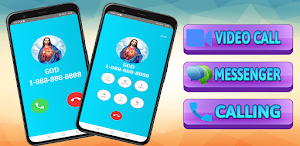 God Fake Video Call Game Screenshot 1