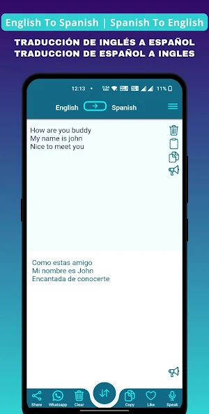 Spanish - English Translator Screenshot 0
