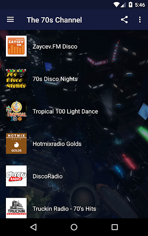 The 70s Channel - Radios With Disco, Funk And More Screenshot 0