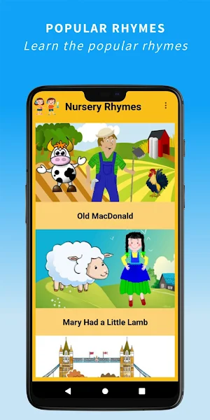 Nursery Rhymes with lyrics Screenshot 1