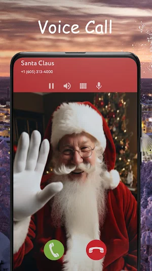 Prank Video Call Santa Claus Screenshot 1