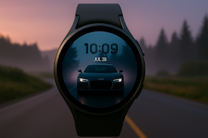 Dynamic Car Lights Watch Face Screenshot 2