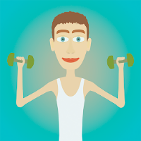 Muscle clicker: Gym game