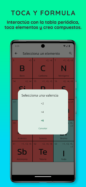 Nomenclatura y Fórmula Química Screenshot 3