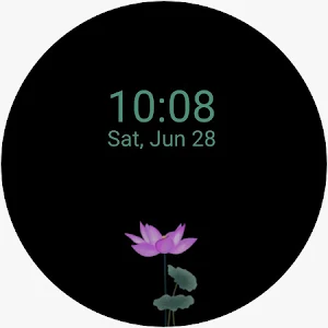 Lotus watch face animated Screenshot 1