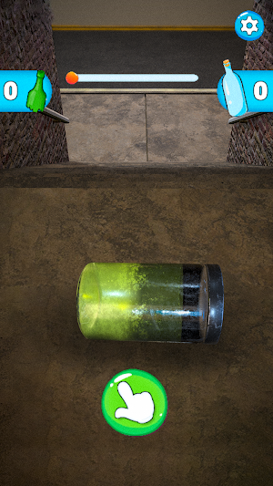 Bottle on Stairs: Rolling Down Screenshot 1