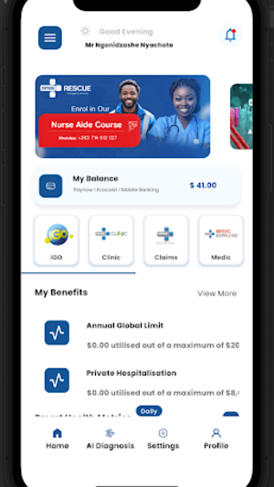 Cimas Health Sync Screenshot 1