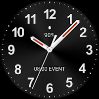 Casual Analog Watch Face