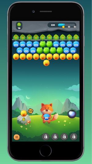Foxy Popping Balls. Screenshot 1