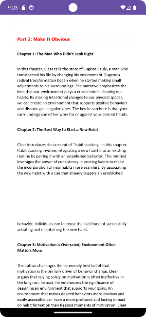 Atomic habits summary screenshot 3