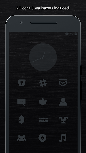 Murdered Out - Black Icon Pack (Free Version) Screenshot 0