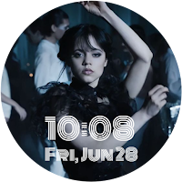 Wednesday Themed Watch Face