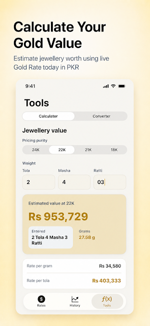 Gold Price Pakistan Screenshot 2