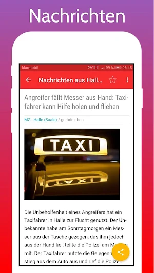 Halle Neuigkeiten Screenshot 2