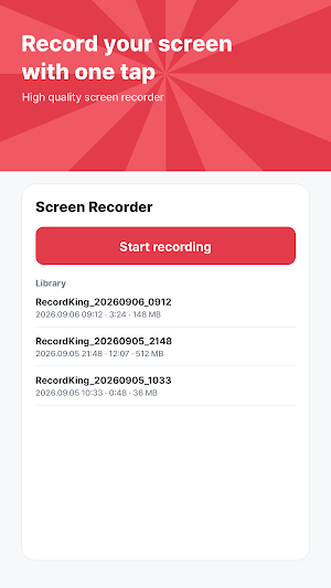 Screen Recorder - Record King Screenshot 0