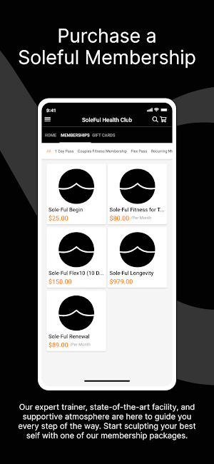 Soleful Health Club Screenshot 1
