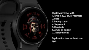 Pirate skull - Wear OS Screenshot 3
