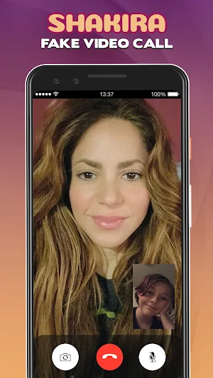 Chamada falsa de Shakira Screenshot 3