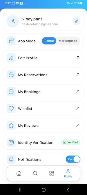 RentalNP Screenshot 1