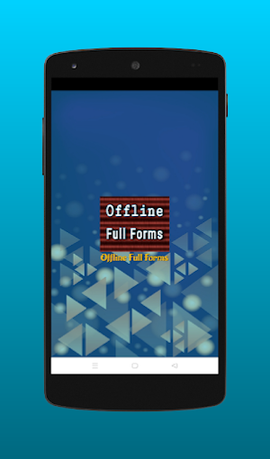 Offline Full Forms Screenshot 0