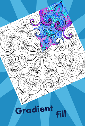 Colorju Mandala - The Coloring Book Screenshot 2