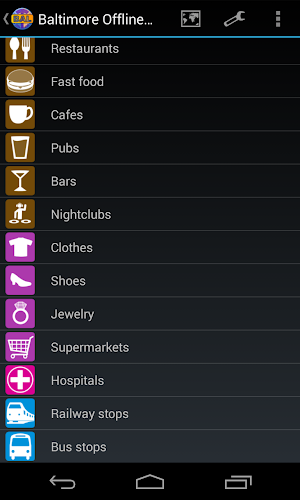 Baltimore Offline City Map Screenshot 3